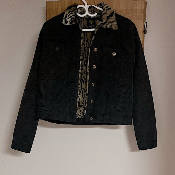 Colin’s Faux Fur Jean Jacket - Picture 1 of 3